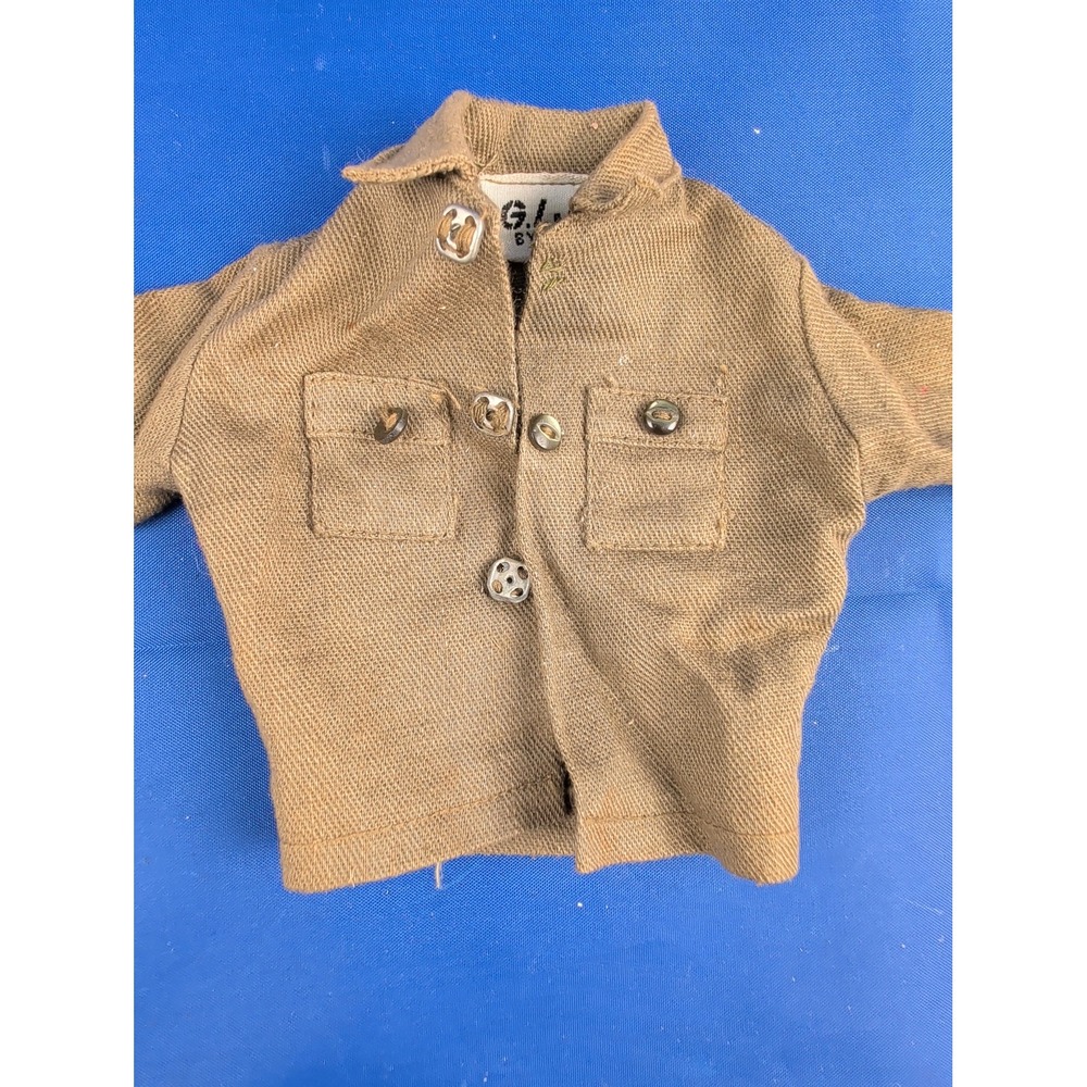 Vintage 1960s Hasbro G.I. Joe Action Soldier‎ Green Combat Shirt - Picture 2 of 4